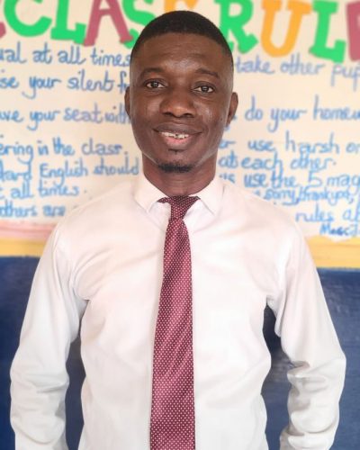 Mr Fred Agbajem, Basic 5 class teacher